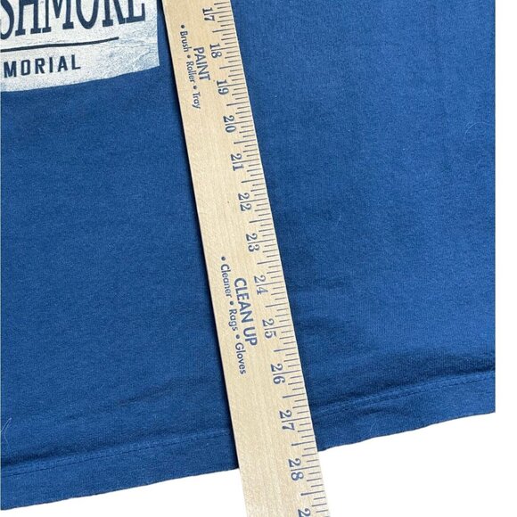 Mount Rushmore National Memorial T- Shirt Men's Size Medium Blue-Made In USA - Picture 4 of 9